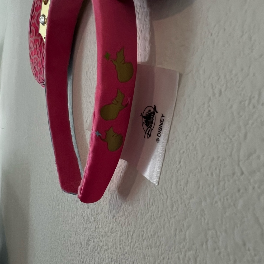 Disney Minnie ears aurora sleeping beauty reservable with jewel crown - Picture 3 of 5